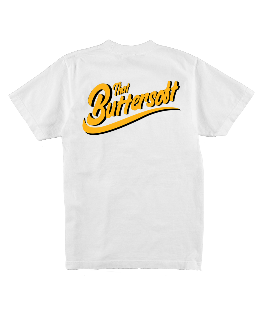 "THAT BUTTERSOFT" LOGO TEE (WHITE)