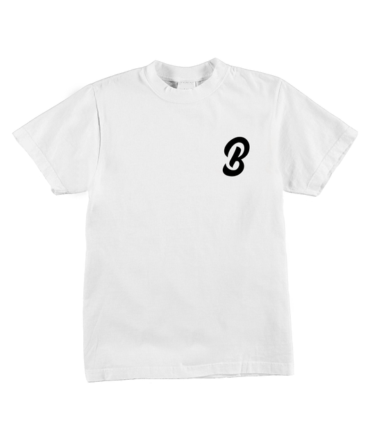 ORIGINAL "B" LOGO TEE (WHITE)