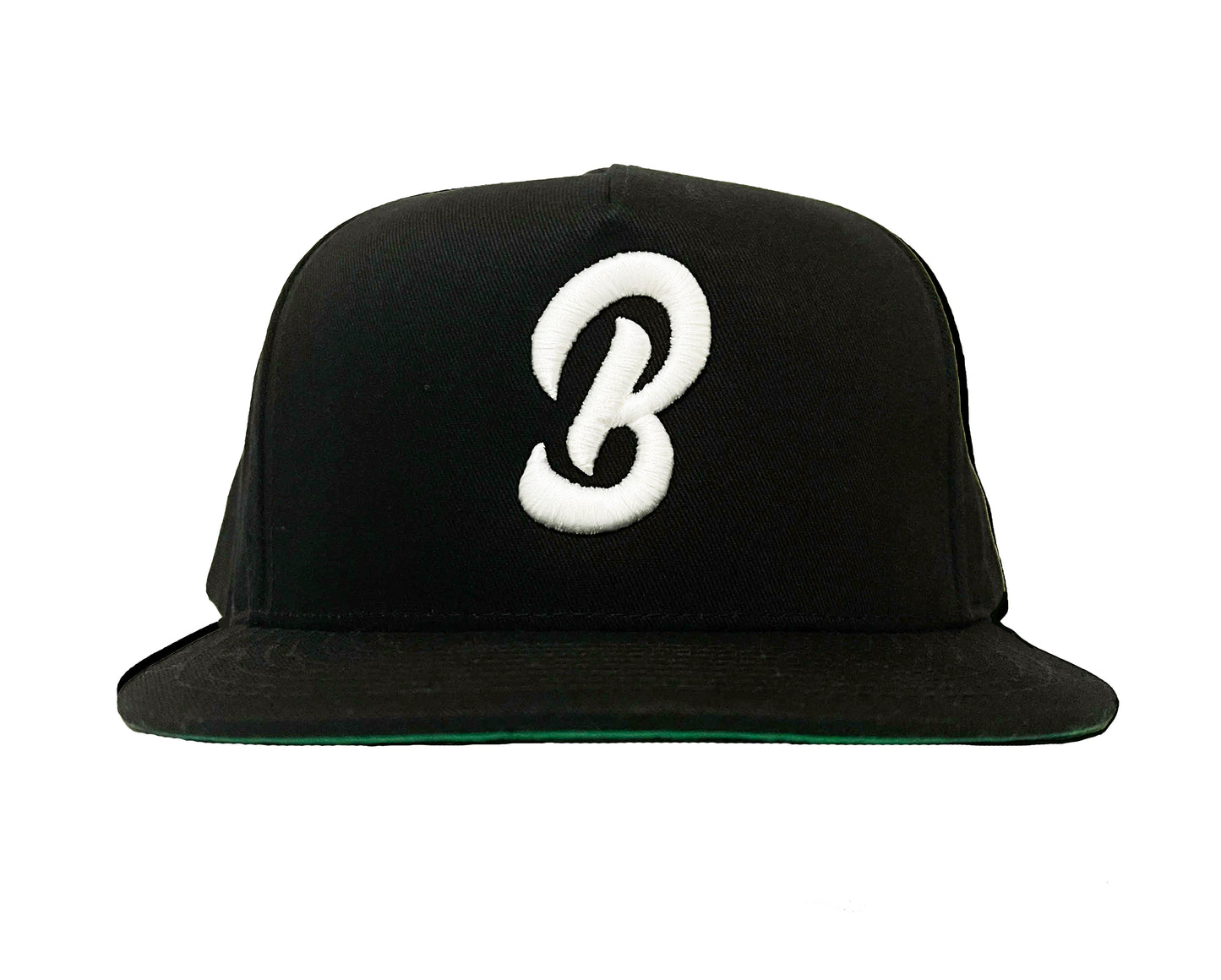 "THAT BUTTERSOFT" WHITE B LOGO 5 PANEL SNAPBACK